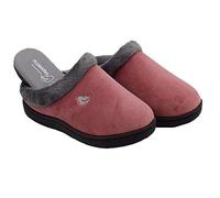 PLUMAFLEX - Zapatillas descubiertas de Tela para casa hogar para Mujer en Color Rosa Maquillaje Lona Mujer Color: Maquillaje Talla: 39
