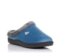 PLUMAFLEX - Zapatillas destalonadas de tela para casa hogar para mujer en color azul Lona Mujer color: JEANS talla: 39