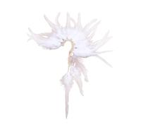 Plumage - Clip de oreja de moda, aretes cómodos, antideslizantes, accesorios para festivales y viajes, clip de declaración, Gold-color, como se describe, como se describe