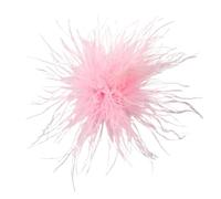 Plumas Broches Broche de plumas avestruz, alfileres solapa coloridos, pinzas for bufandas for mujeres y hombres, accesorios joyería lujo for ropa para la Fiesta(Deep blue)