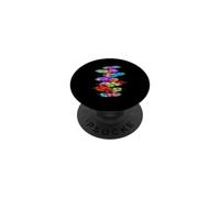 Plumas Coloridas nativas Americanas Arte Tribal indígena PopSockets PopGrip Adhesivo