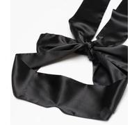 Plumas con venda de ojos, barra de plumas y antifaz de satén, juguete sensual para parejas, accesorios de juego de rol, color blanco y negro