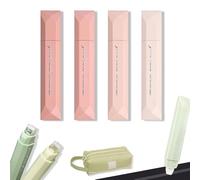 Plumas de cinta doble lateral, doble lateral cinta de pegamento, 4-Pack de manualidades adhesivo pegamento Stick Roller para Scrapbooking, Envoltura de regalos, montaje fotográfico, oficina escolar (D