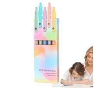 Plumas de escritura de gel neutro, bolígrafos de escritura de secado rápido push-up, bolígrafo multifuncional, diario, herramientas escolares para familias, profesores, niños, colegas, amigos