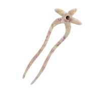 Plumas de pelo en U - Paquete de moño, Pelo de moño | Estrella de Mar U Mujeres En Tenedor -Pescado - Elegante Ropa Para Cabello Largo Y Grueso, Accesorios Versátiles Para El Cabello P.