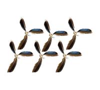 Plumas de Repuesto para Juguete de Gatos 6 Unidades de Recambio para Varita | Accesorios Atractivos Intercambiables Para Juegos Felinos En Interiores Y Exteriores