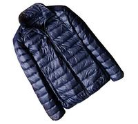 Plumas Ligero Hombre Plumiferos Hombre Chaquetas Acolchado Plumon Ligeras Abrigo Chaqueta Plumas Cazadora Ligera Plumifero Abrigos Ultralight Caballero Chaquetones Invierno Tallas Grandes Armada 4XL