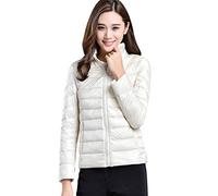 Plumas Mujer Ligero Plumiferos Ligeros Mujer Abrigo Plumas Ultralight Plumon Chaqueta Plumifero Corto Fino Abrigos Señora Chaquetas Invierno Cazadoras Chaquetones Casacas Tallas Grandes Blanco