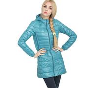 Plumas Mujer Plumiferos Ligeros Mujer Con Capucha Abrigo Plumas Largo Ultralight Plumon Chaqueta Plumifero Ligero Abrigos Largos Señora Chaquetas Invierno Cazadoras Chaquetones Casacas Primavera Azul