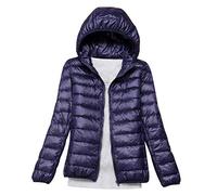 Plumas Mujer Plumiferos Ligeros Mujer Con Capucha Abrigo Plumas Ultralight Plumon Chaqueta Plumifero Ligero Corto Abrigos Señora Chaquetas Invierno Cazadoras Chaquetones Casacas Tallas Grandes Armada