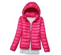 Plumas Mujer Plumiferos Ligeros Mujer Con Capucha Abrigo Plumas Ultralight Plumon Chaqueta Plumifero Ligero Corto Abrigos Señora Chaquetas Invierno Cazadoras Chaquetones Casacas Tallas Grandes Rosa