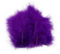 Plumas tamaño 5-12 cm, púrpura, 15pcs