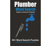 Plumber Word Search: 50+ Word Search Puzzles | Large Print for Adults and Teens