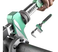 Plumbers Wrench - Stable Flexibility Wrench, Work Smarter Pipes Opener | Pipe Vise Wrenches, Right Angle Light Speed Wrench for Adjustable Screw Removal Round Pipes Wrench