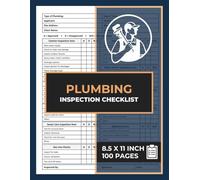Plumbing Inspection Checklist: Plumbing Maintenance Report Book for Plumber and Homeowners | Pipe & Fixture Record Check List
