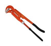 Plumbing Plus - Llave de tubo ajustable de 90 grados con doble mango, bomba de agua de acero forjado resistente para alicates (1 pulgada)