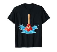 Plumbing Warrior Angry Toilet Émbolo Caos Camiseta