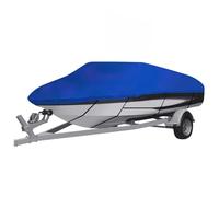 Plumbpyr Lona azul de tela Oxford resistente a la rotura, 530 x 199 x 40 cm, con protección UV y cubierta impermeable para barco a motor, kayot, barco de pesca, almacenamiento y transporte