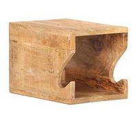 Plumbpyr Portabicicletas de pared de madera maciza de mango rugosa, 35 x 25 x 25 cm, para bicicletas con barra transversal recta, ahorra espacio, resistente, ideal para garaje, balcón, camping y
