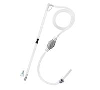 Plumdrop Sifón cambiador de agua para peceras, sifón de succión para inodoro, sifón de acuario, cambiador de agua, aspirador