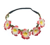 Plumeria - Diadema vintage para novia, hermosa diadema para novia, despedida de soltera, flores artificiales