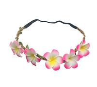 Plumeria - Diadema vintage para novia, hermosa diadema para novia, despedida de soltera, flores artificiales