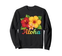 Plumeria Hawaiana Hawái Maui Kauai Hibiscus Aloha Surfer Sudadera