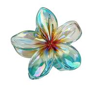Plumeria - Pinza grande para el pelo, diseño de princesa, adornos para peinar el cabello
