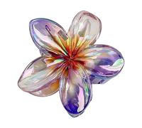 Plumeria - Pinza grande para el pelo, diseño de princesa, adornos para peinar el cabello