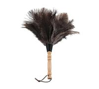 Plumero Atrapapolvo Limpiador De Manos De Madera Antiestático, Herramienta De Limpieza For El Hogar, Cepillo For Quitar El Polvo, Plumero De Plumas De Avestruz, Cepillo De Piel De Avestruz