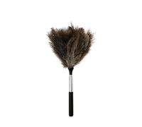 Plumero Atrapapolvo Plumero de Avestruz Extensible con Mango Largo de Acero Inoxidable, Cepillo for Polvo, Herramientas for Limpiar Muebles del hogar.(Black Long Style)