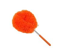 Plumero Atrapapolvo Plumero de Microfibra Multifuncional con Varilla telescópica: Lavable y Reutilizable, Apto for techos Altos, Ventiladores y Muebles.(Orange)