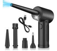 Plumero de aire comprimido for teclado, soplador eléctrico, limpieza computadora, limpiador polvo inalámbrico for PC, migas coche