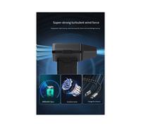 Plumero de Aire Comprimido, Soplador Turbo de 130.000 RPM con Pantalla LED y Luz, Plumero de Aire Eléctrico para Teclado, PC, Coche y Hogar.