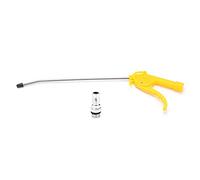 Plumero de aire de alta presión, herramienta de soplado de polvo con tubo de acero inoxidable cromado de 10 pulgadas para eliminación eficiente de polvo en talleres y garajes, 1