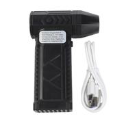 Plumero de aire eléctrico de 100000 RPM recargable, inalámbrico, soplador de aire con velocidad ajustable y luz LED para interior de coche, teclado y limpieza electrónica, color negro