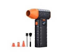 Plumero de aire eléctrico de 130000 rpm, inalámbrico, ajustable, pequeño soplador para teclado de computadora, ventilador eléctrico