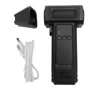 Plumero de aire eléctrico inalámbrico, 9 velocidades, pantalla Digital LED ajustable, soplador de polvo compacto, limpieza de teclado (Negra)