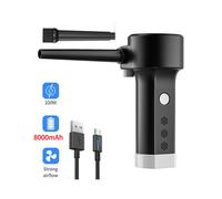 Plumero de aire eléctrico recargable, botes USB, soplador de aire inalámbrico, limpiador de polvo, limpiador