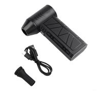 Plumero de aire eléctrico turbo para, motor sin escobillas de 130000 rpm, soplador recargable por USB, herramienta de limpieza de teclado de 4 velocidades con luz LED para eliminación de polvo en el