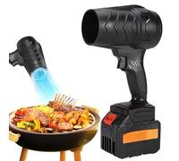 Plumero de aire electrónico, soplador de aire inalámbrico de mano, limpiador de PC de aire comprimido, ventilador de turbina ajustable de velocidad continua, limpiador de polvo portátil para teclado