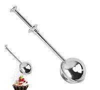 Plumero de harina para hornear | Acero inoxidable Harina Espolvoreador para Hornear | Coctelera telescópica de azúcar en polvo | Shaker Duster para golosinas horneadas, azúcar, harina