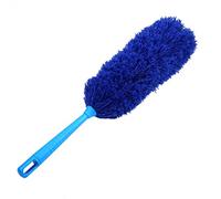 Plumero de Microfibra antiestático Herramienta de Limpieza Lavable，Plumero de telaraña Plumeros de Limpieza(Deep Blue)