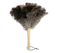 Plumero de Plumas de Avestruz, 29 cm Plumero Atrapapolvo, con Mango de Madera Plumero Antiestático, para el Polvo Mas Vendido, Adecuado para Habitaciones, Rincones, Estanterías