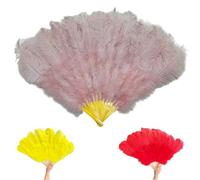 Plumero de plumas de avestruz de 100 cm para actuaciones de baile y carnavales