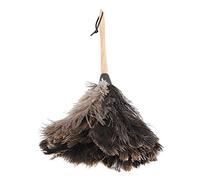 Plumero de Plumas de Avestruz, Plumero de Plumas de Avestruz Genuinas Naturales Esponjosas con Mango de Madera Y Suministros de Limpieza de Plumero de Plumas de Avestruz de Mano Reutilizables