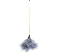 plumero de plumas, Plumero de madera suave y esponjoso, reutilizable, for el hogar, coche la oficina(L)