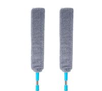 Plumero de Repuesto para el hogar Coner Place, Duradero, Flexible, de Microfibra, para Doblar arbitrariamente, Cepillo para Polvo para Debajo de los Muebles, Cama, sofá, Nevera.(Gris)