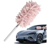 Plumero para coche para exteriores, cepillo de limpieza para exteriores, herramienta de limpieza con mango telescópico, accesorios para vehículos para coche, camión, SUV