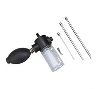 Plumero para control de moscas de 150 ml equipado con 3 boquillas de acero inoxidable para una eliminación precisa de termitas y control de plagas en múltiples escenarios